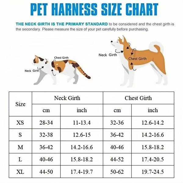 Breathable Dog Harness and Leash Set for Small to XL Dogs