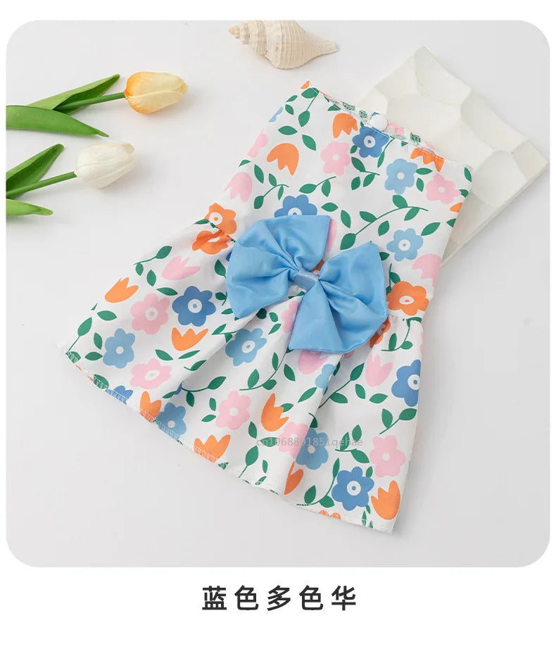 Flower Princess Dress for Small Dogs