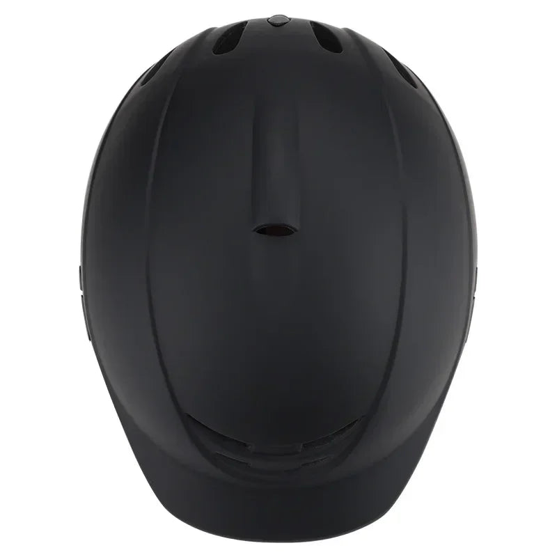 Casco de equitación ventilado con visera ajustable
