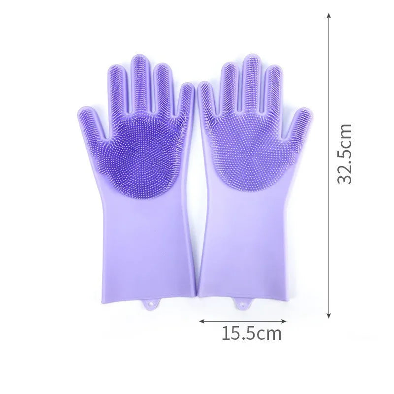 Haarpflege-Handschuhe für Haustiere zum Entfilzen und Baden