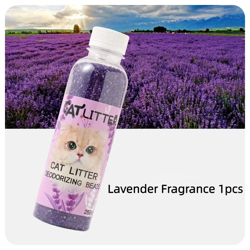 Lavender Cat Litter Deodorizing Beads for Odor Control