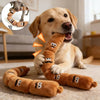 Squeaky Sausage Plush Chew Toy for Dogs