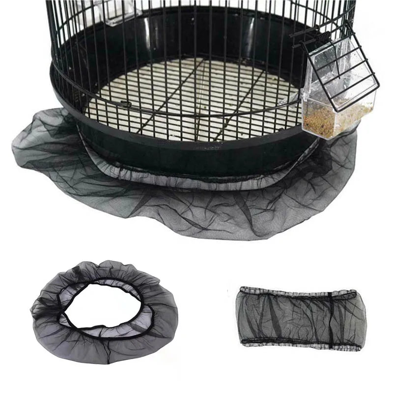 Breathable Nylon Birdcage Cover with Elastic Fit