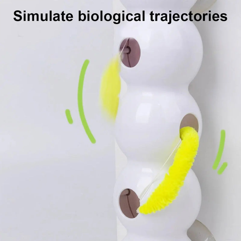 Smart Motion Cat Toy: Interactive Motion Activated Worm with Tail