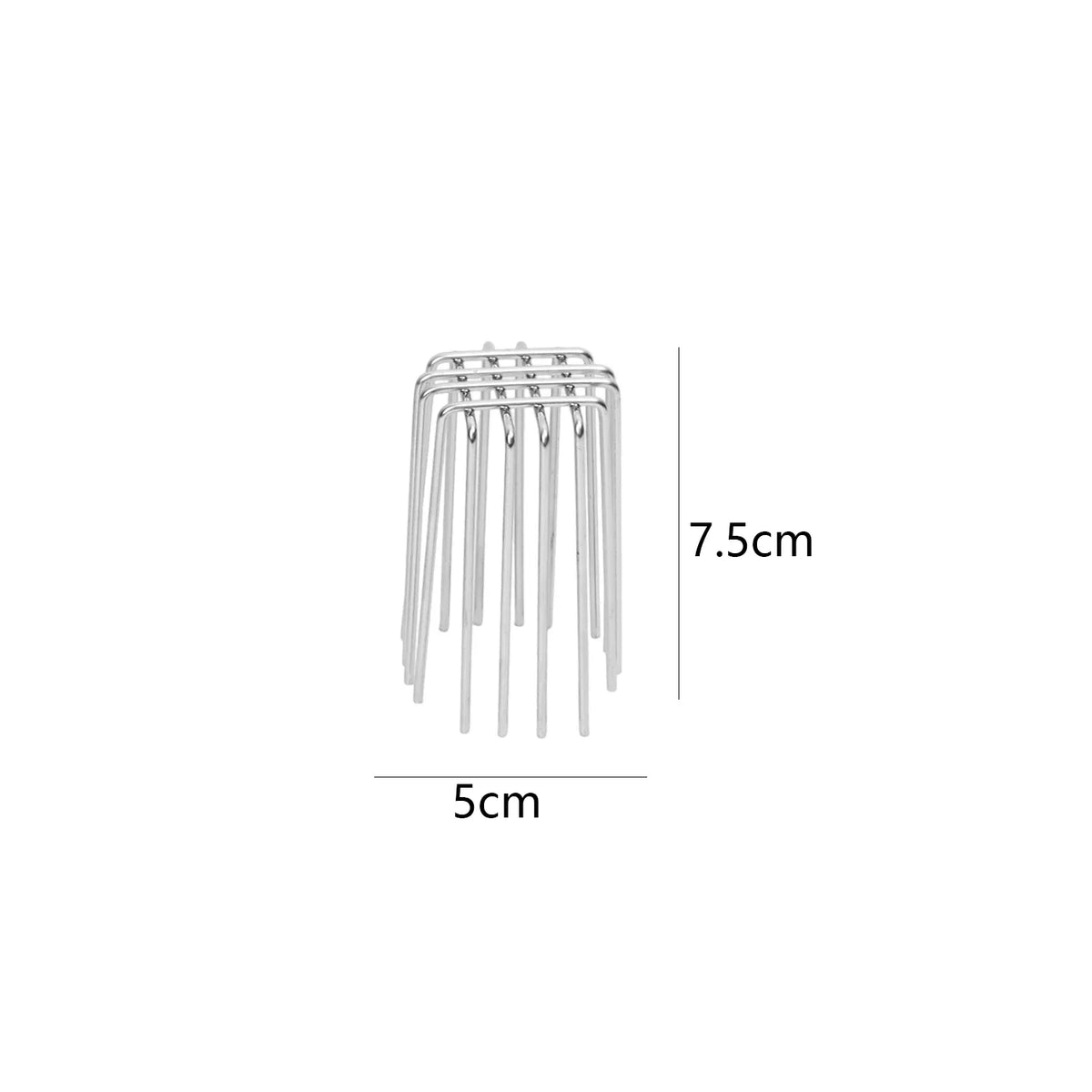 Stainless steel roof and floor drain mesh cover with multiple vertical drains