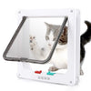Weatherproof Pet Door Flap with 4-Way Locking Security