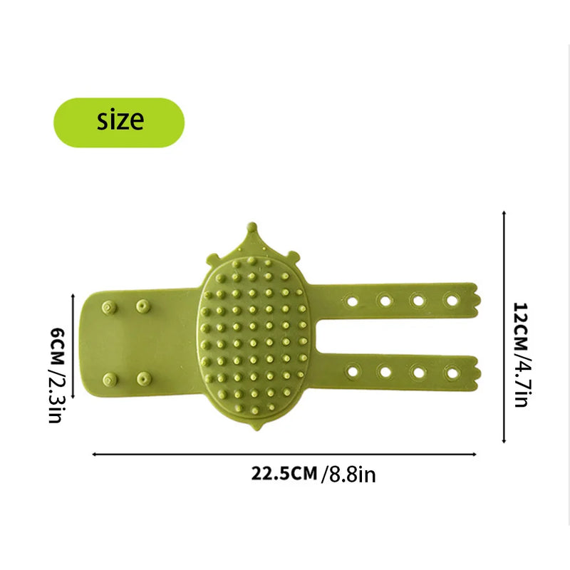 Pet Hair Removal Massage Comb for Cats - Self-Cleaning Grooming Brush