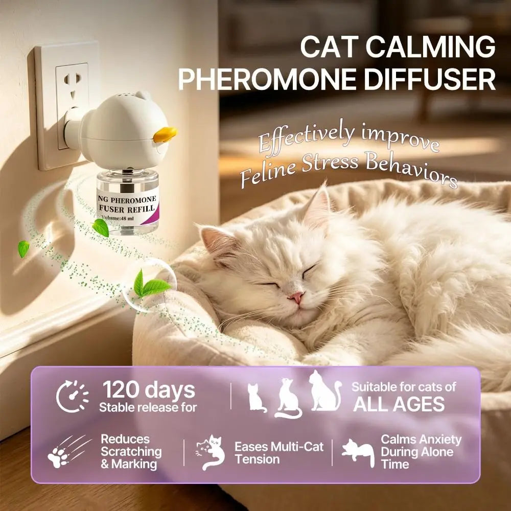 Cat Calming Pheromone Diffuser Kit with 2 Refills
