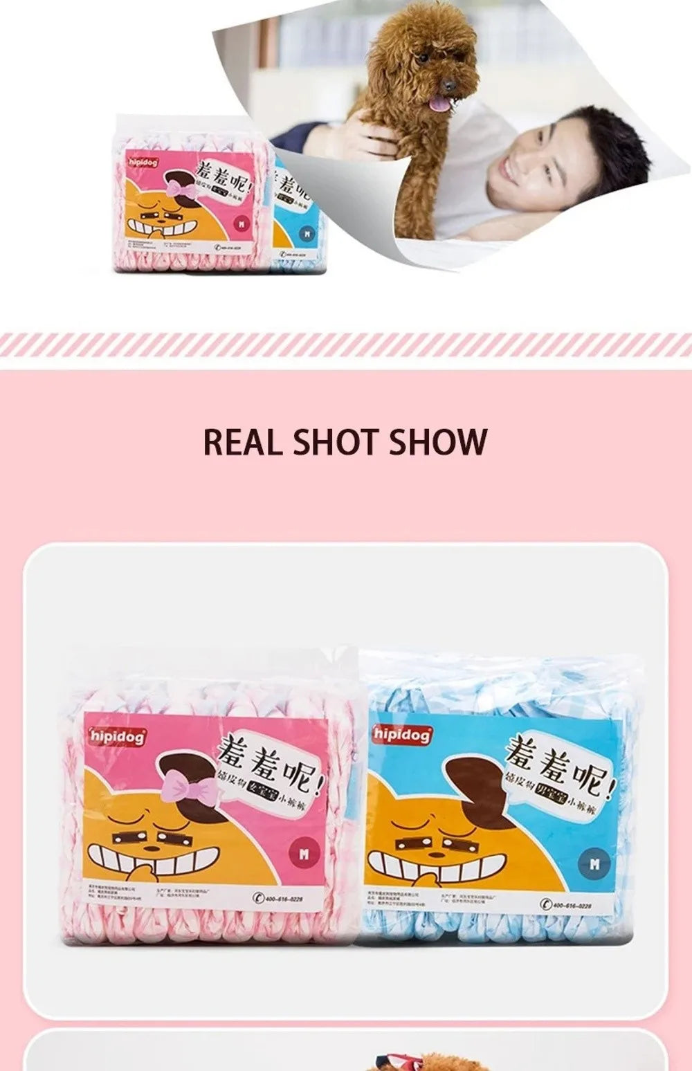 Disposable Dog Diapers for Females