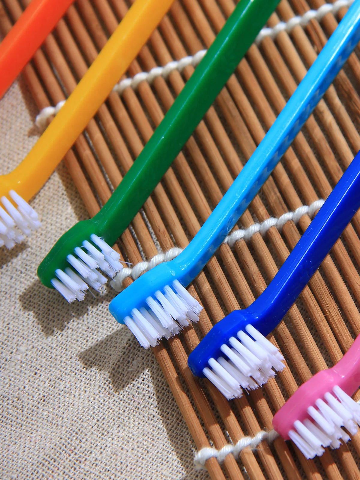 Long-Handle Double-Head Pet Toothbrush Set for Dogs and Cats
