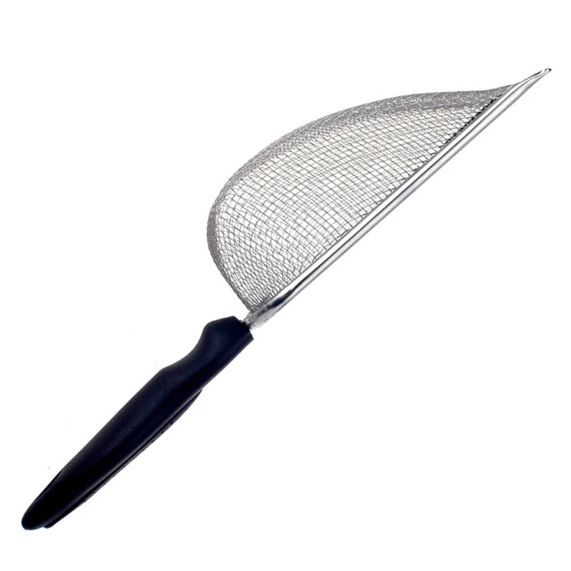 Stainless Steel Mesh Scoop for Reptile Terrariums and Cat Litter