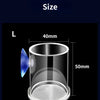 Clear Acrylic Aquarium Feeding Cup Ring Anti-drift Betta Fish Feeder
