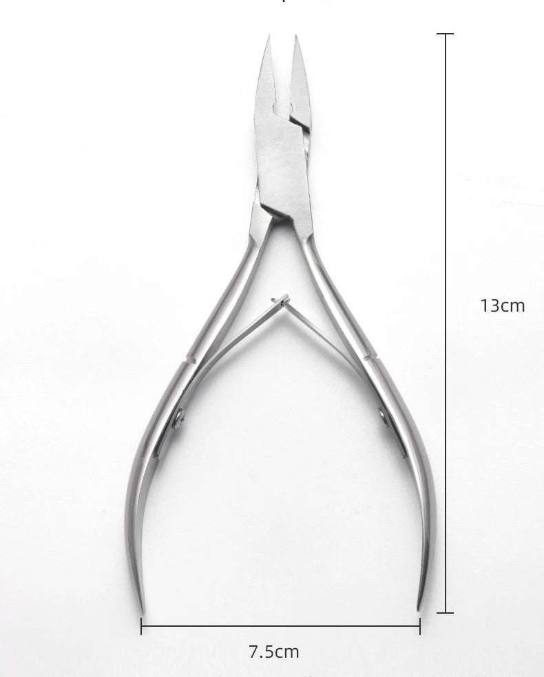 Precision Stainless Steel Cuticle Nipper for Salon-Quality Nail Care