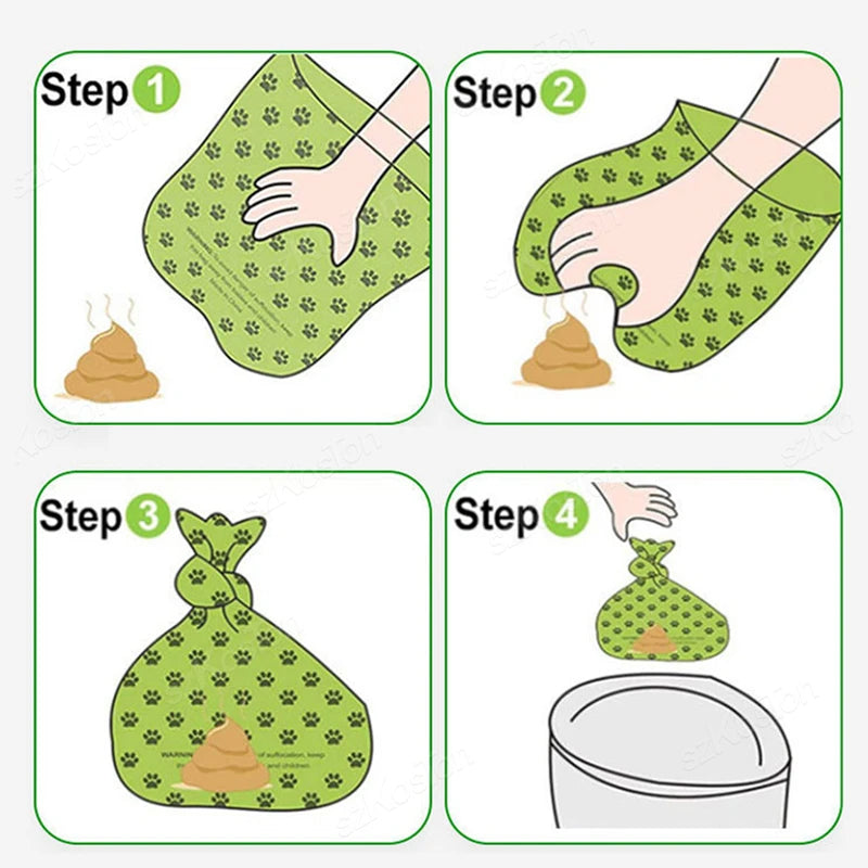 Cat Litter Scoop with Built-in Waste Bag Holder