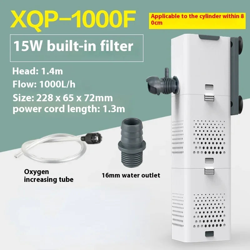 Filtre Submersible Compact pour Aquarium