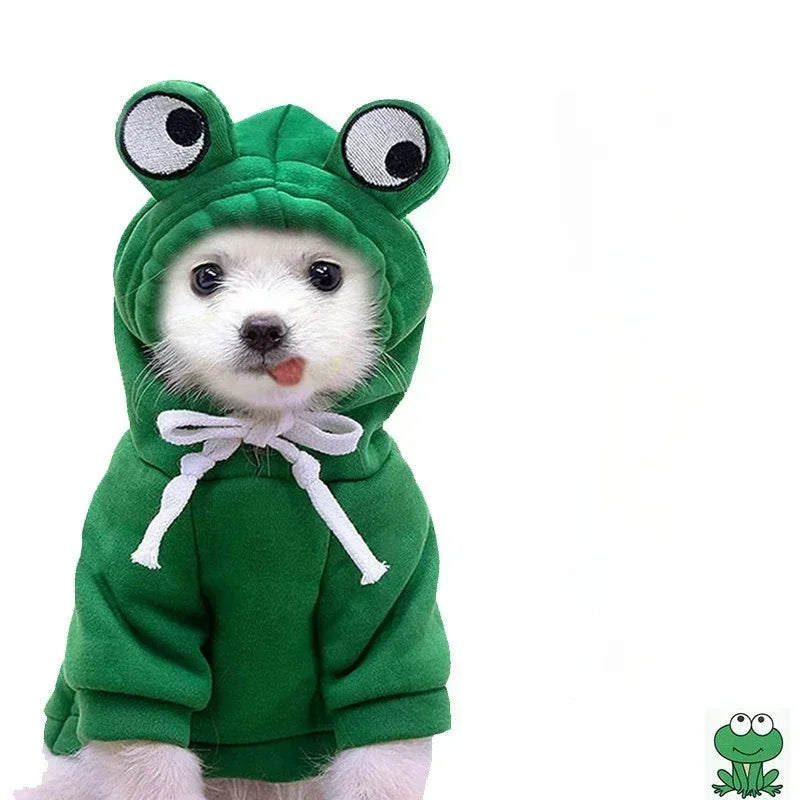 Sudadera con Forma de Rana para Mascota