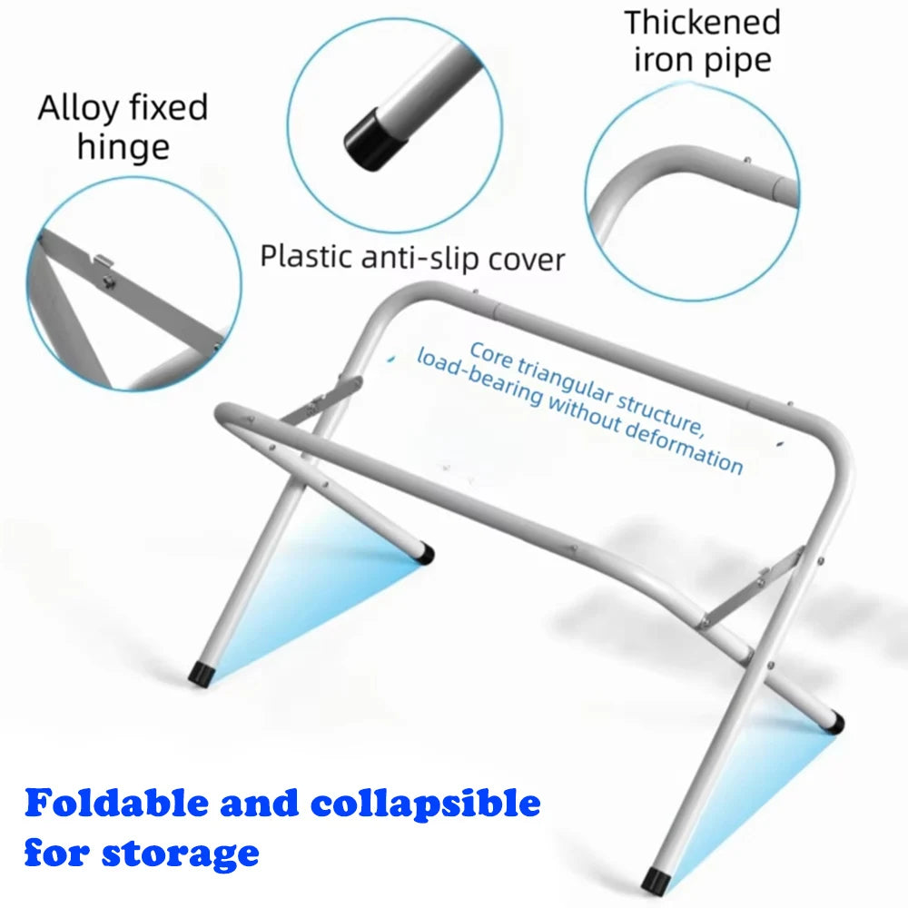 Foldable Pet Grooming Hammock with Adjustable Stand
