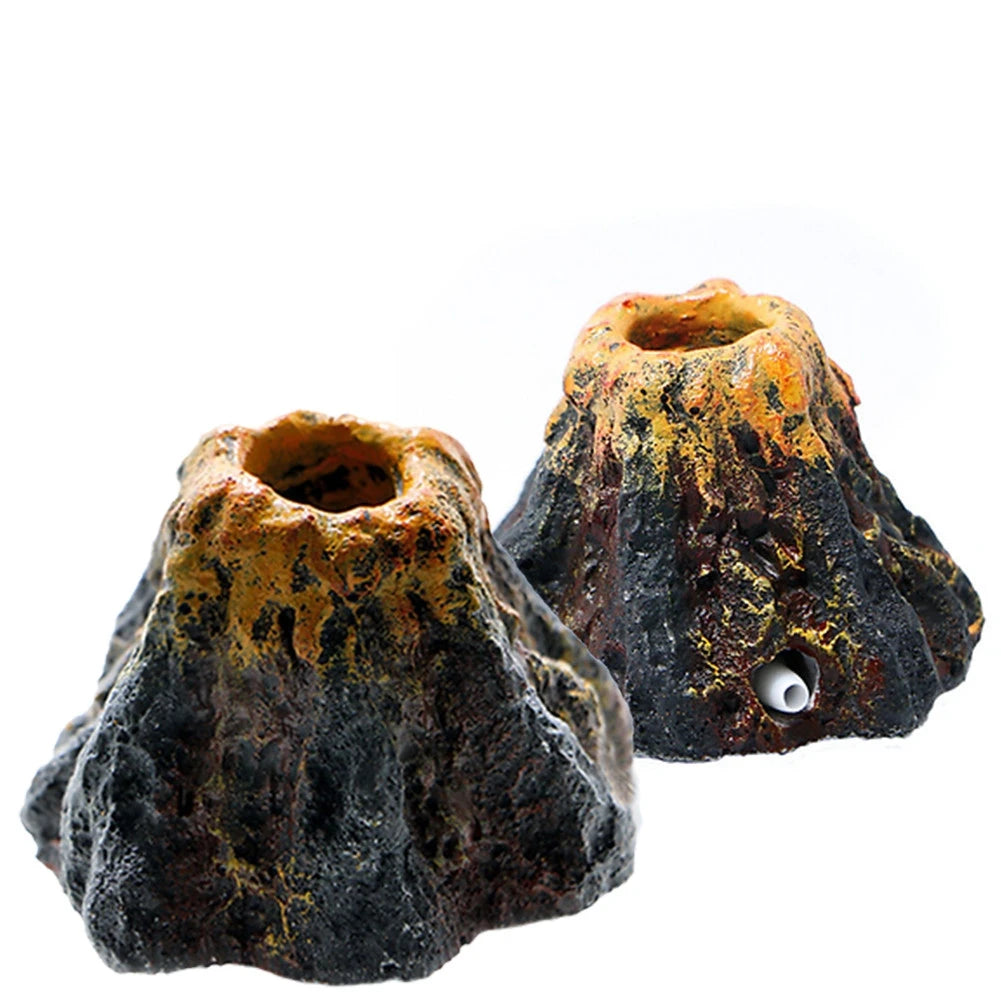 Volcano Bubble Stone Aquarium Decor with Air Stone