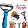 Double-Sided Pet Grooming Comb for Detangling and Shedding