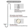 Aquarium CO2 Diffuser Stainless Steel Ceramic Disc