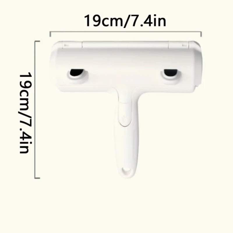 Reusable Push-Pull Pet Hair Remover Brush for Dogs and Cats
