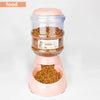 Gamelle Double Compartiment avec Distributeur d'Eau pour Animaux