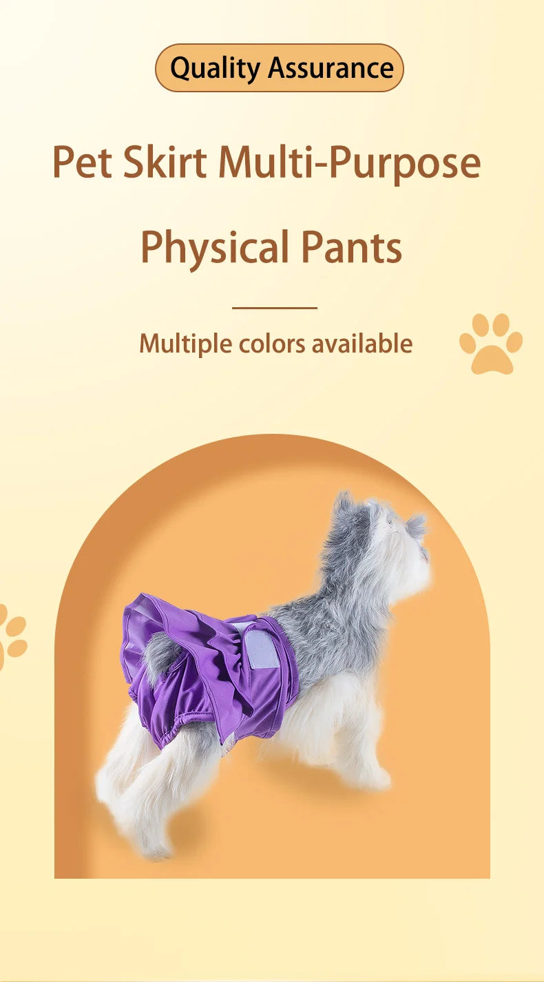 Reusable Washable Dog Diapers for Female Dogs, High Absorbency Leak-Proof Sanitary Pant