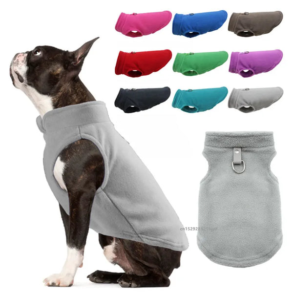 Winter Warm Dog Jacket with D-Ring for Small Dogs