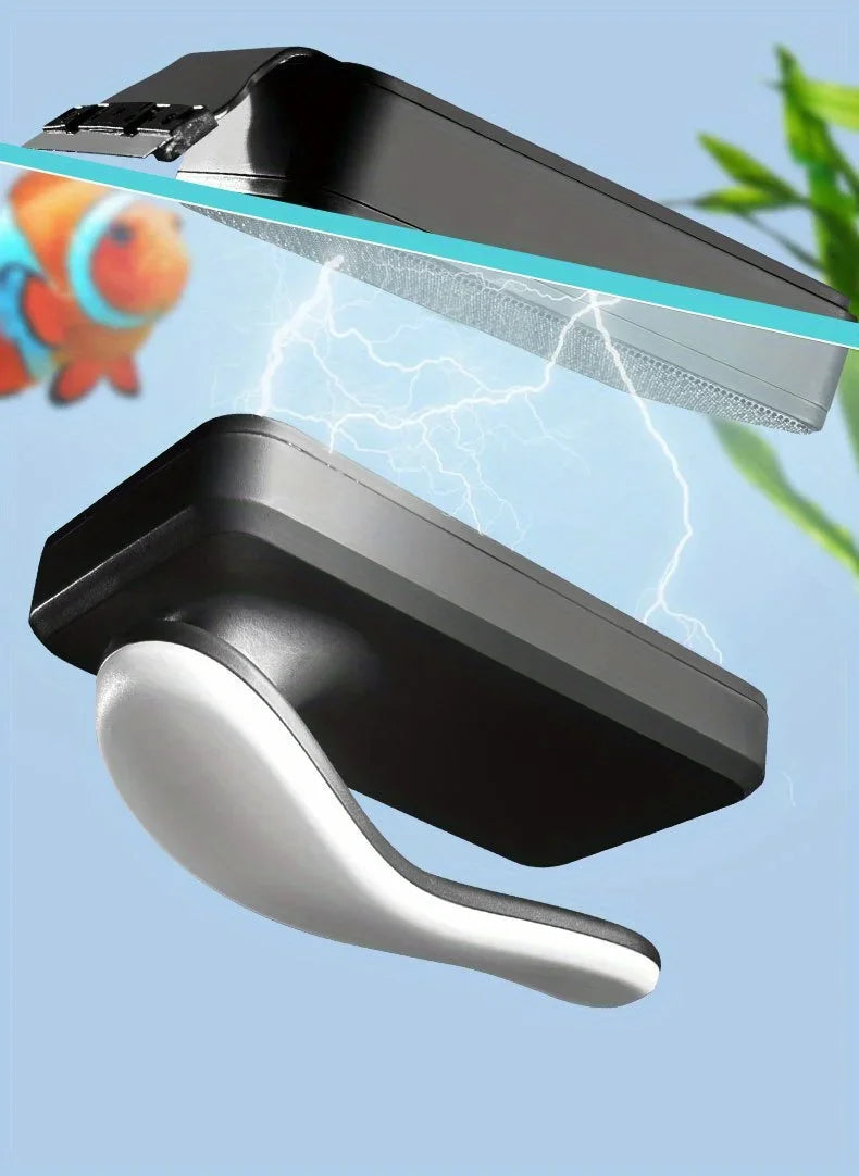Floating Magnetic Aquarium Glass Cleaner with Algae Scraper