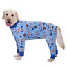 Cartoon Print Cotton Pajamas for Medium and Large Dogs