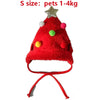 Christmas Pet Hat and Bandana Set for Cats and Small Dogs