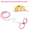 Adjustable Small Pet Harness with Anti-Bite Leash