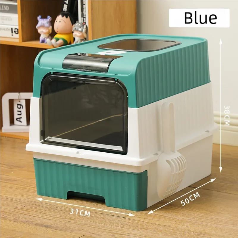 Foldable Enclosed Cat Litter Box