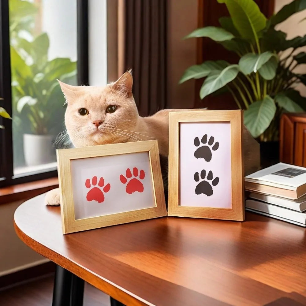 Pet Paw Print Keepsake Kit – Clean, Ink-Free Impression Pad