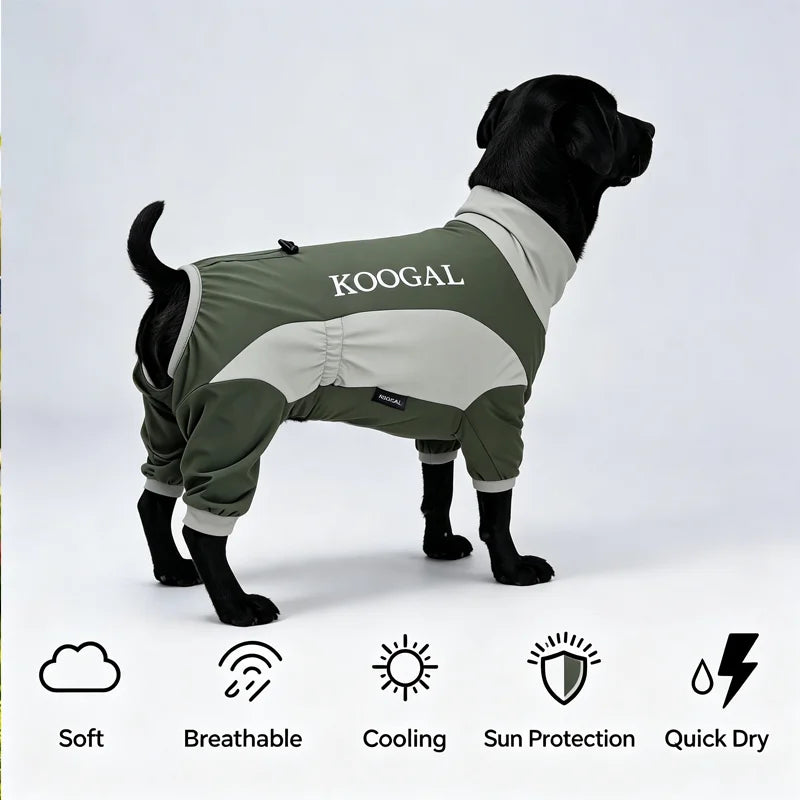 Pet Cooling Full-Body Suit for Summer Heat Relief