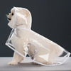 Clear Waterproof Dog Raincoat with Adjustable Hood