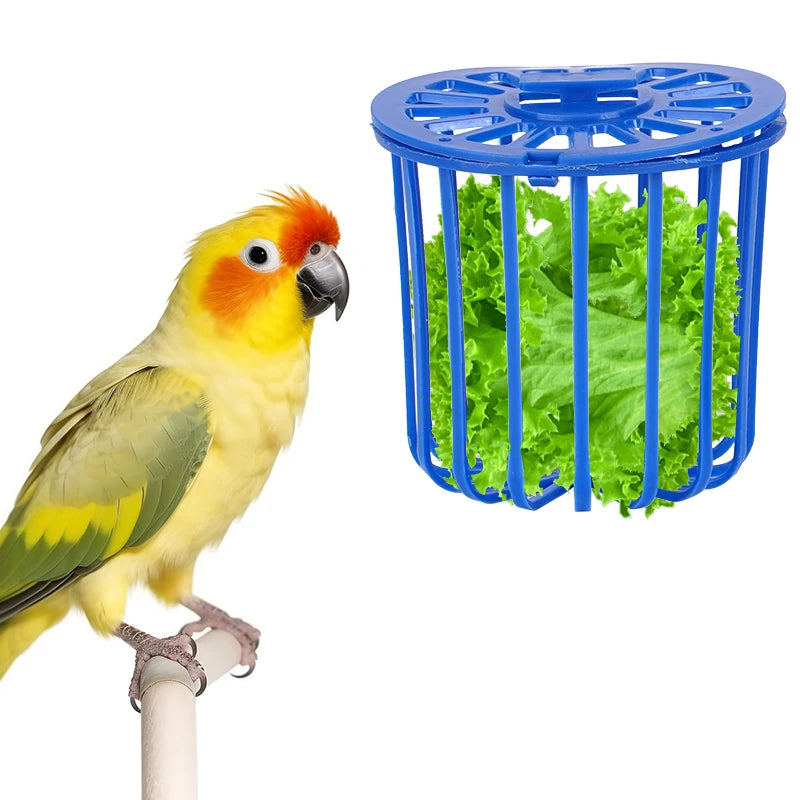 Hanging Bird Cage Feeder for Fresh Fruits and Vegetables