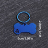 Personalized Bone-Shaped Dog Tag with Custom Engraving