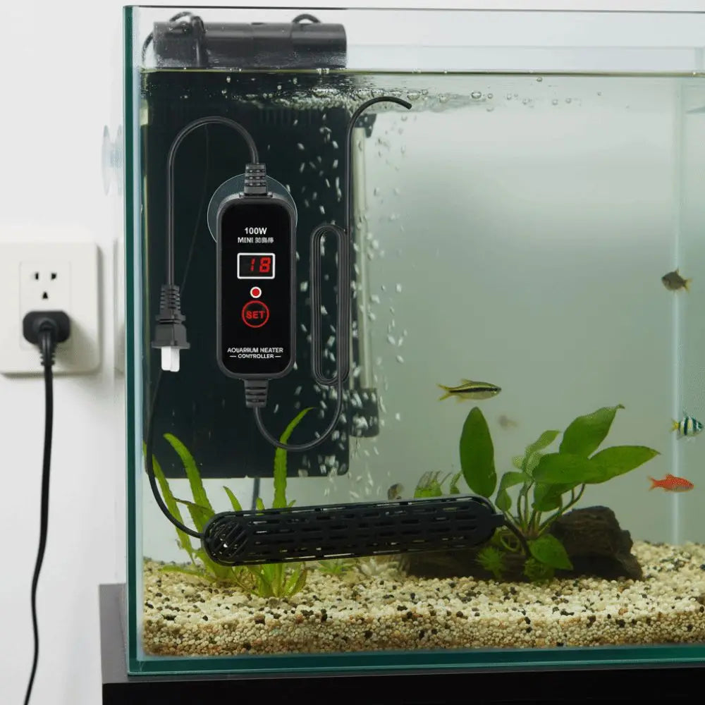 Adjustable Aquarium Heater with Digital LCD Display