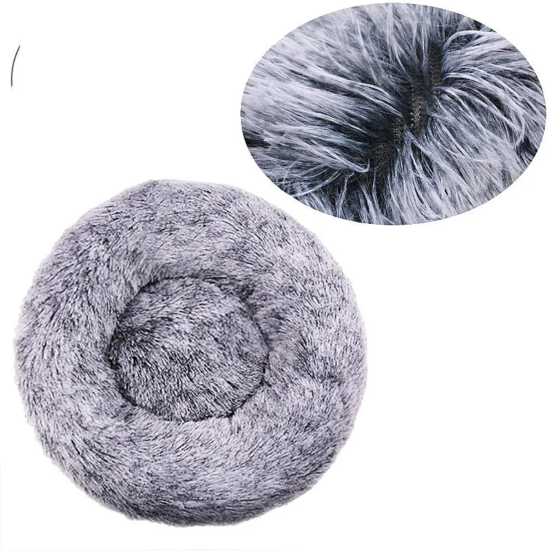 Ultra-Soft Plush Pet Bed for Dogs & Cats