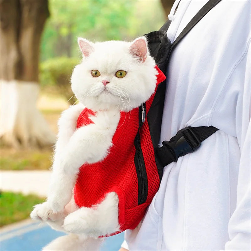 Adjustable Pet Carrier Backpack for Small Dogs and Cats