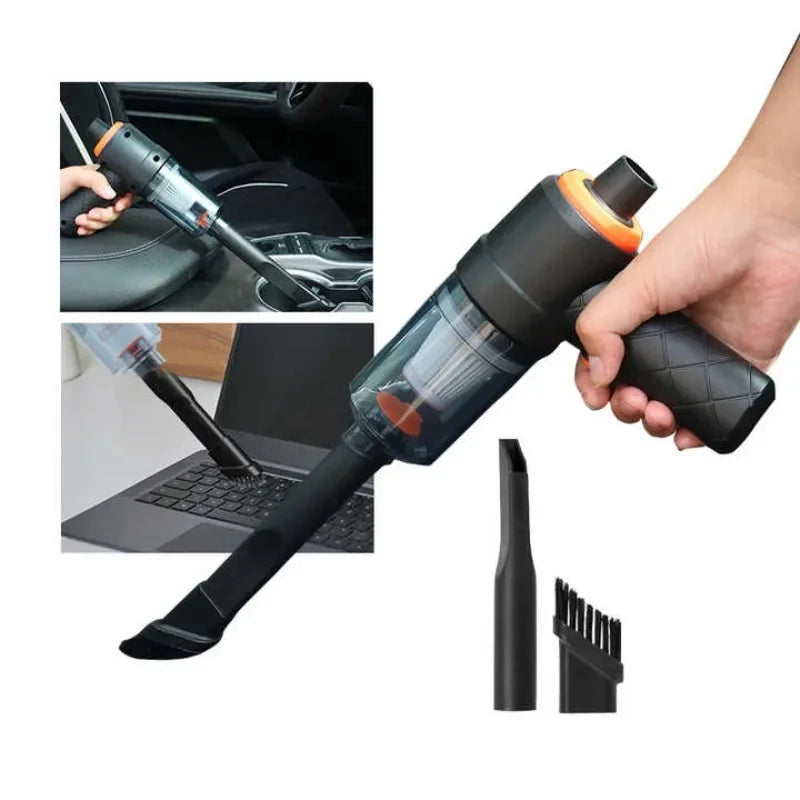 Compact Cordless Car Vacuum with Blower Function