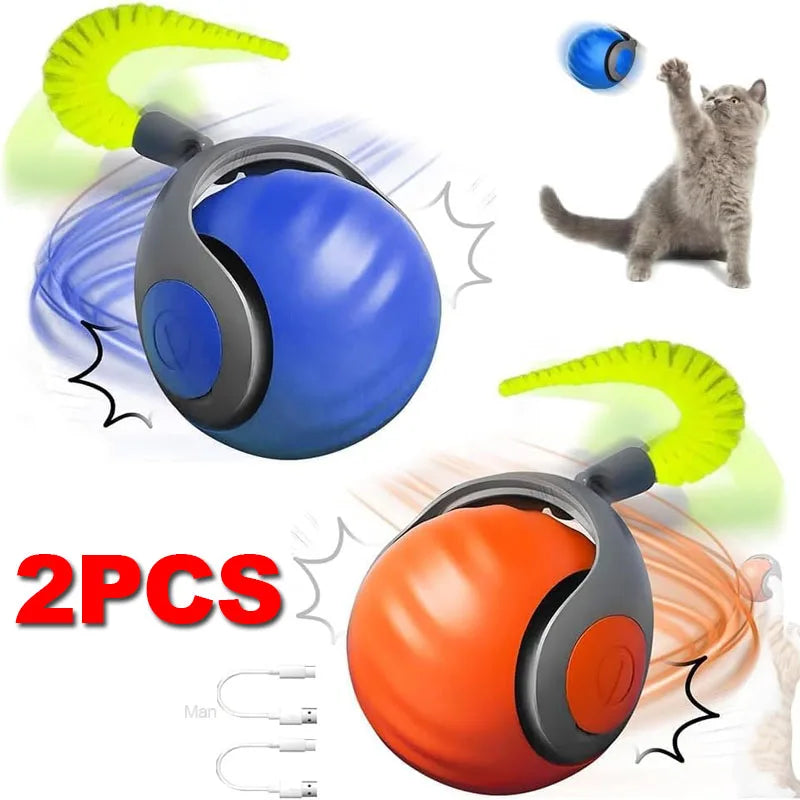Juguete Interactivo para Gatos con Cola en Movimiento