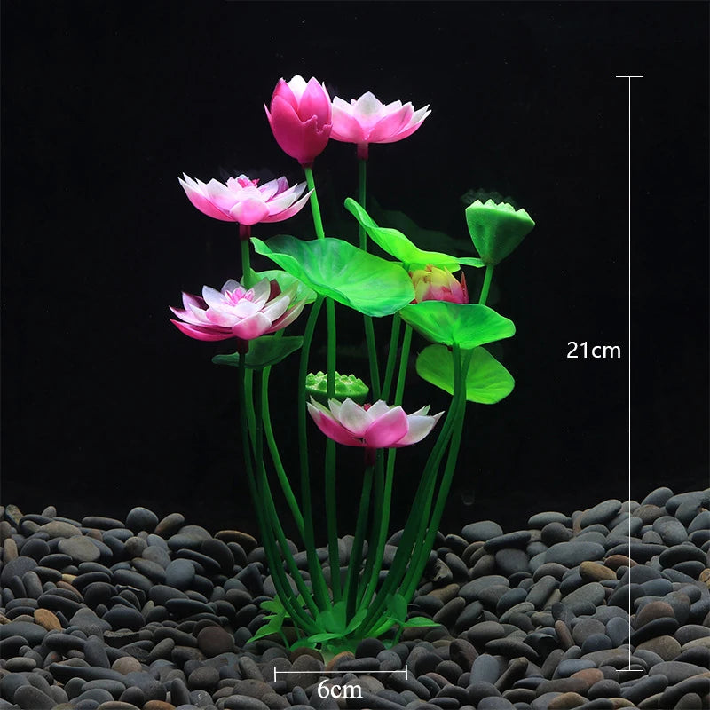 Realistic Artificial Aquarium Plants for Fish Tank Décor