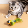 Juguete Interactivo de Peluche con Forma de Pájaro para Gatos, con Clip