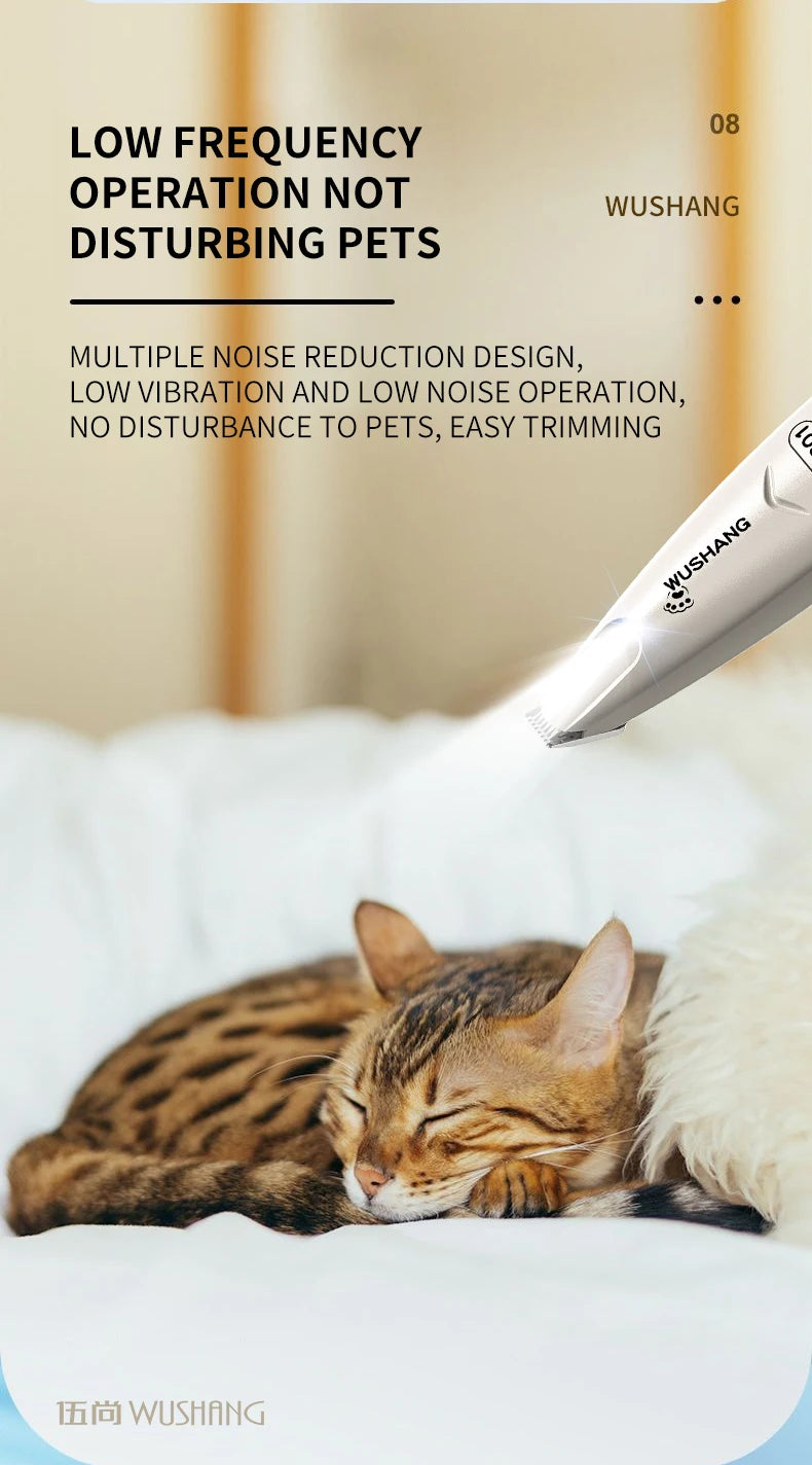 LED Pet Grooming Trimmer for Dogs and Cats