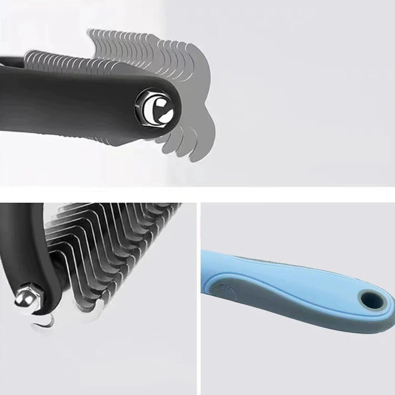 Pet Deshedding Brush for Dogs and Cats