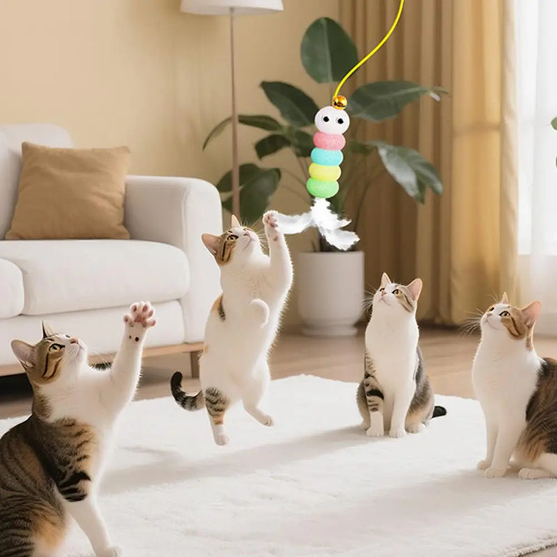 Automatic Interactive Cat Teaser with Rechargeable Motor