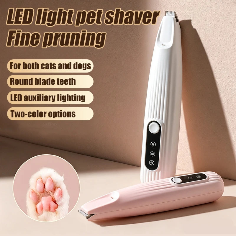 Cordless LED Pet Grooming Clipper with LCD Display