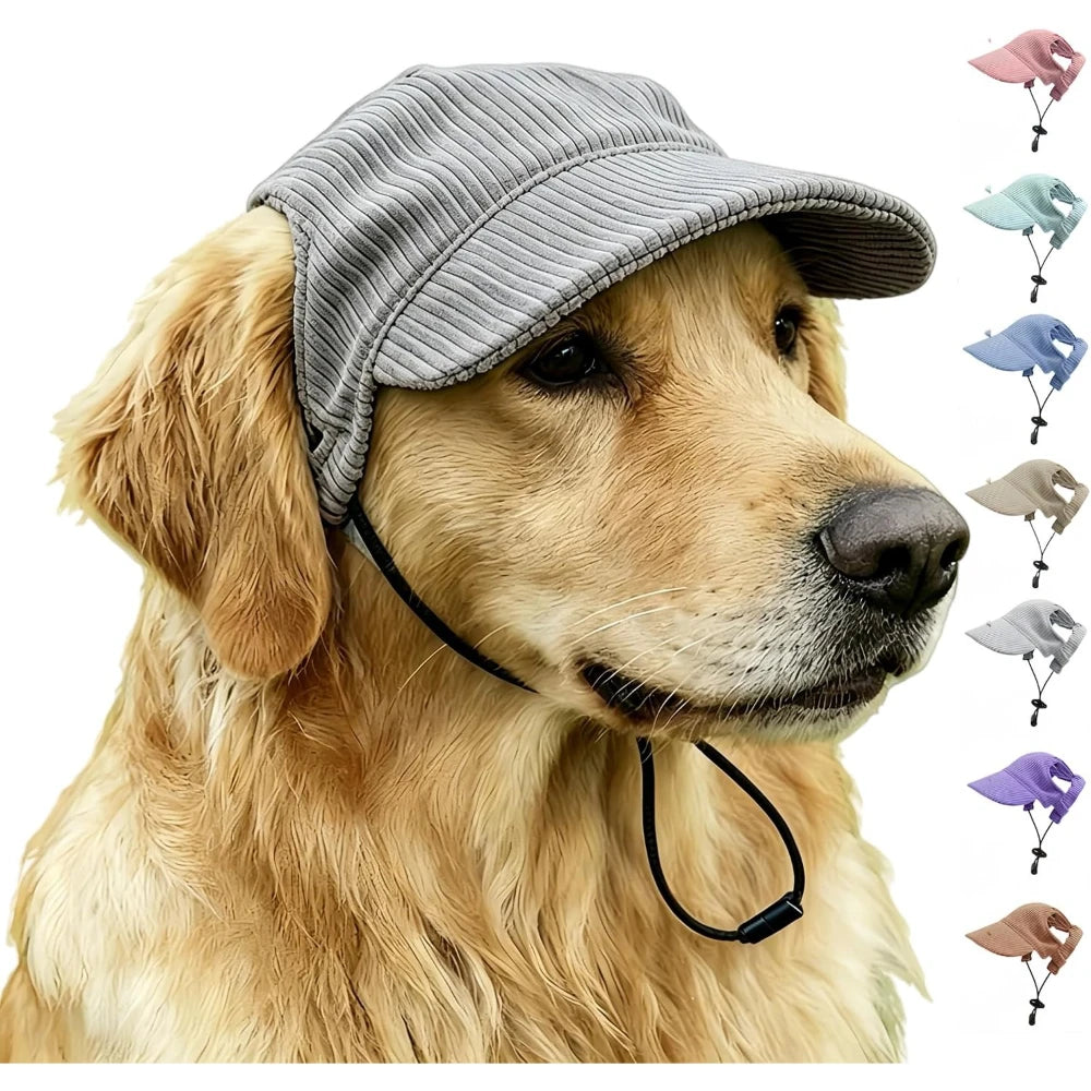 Adjustable Baseball Cap for Large Dogs – Comfortable Outdoor Pet Hat